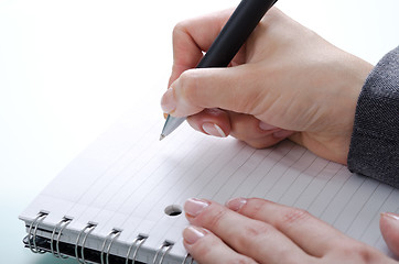 Image showing hand with a pen