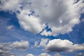 Image showing  sky with clouds as background
