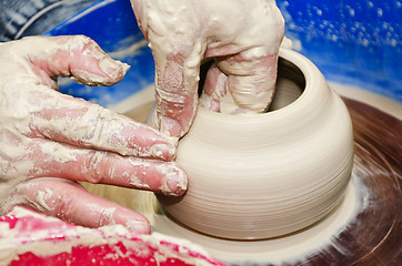 Image showing pottery handmade