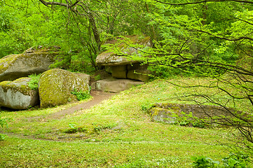 Image showing scenic boulders 