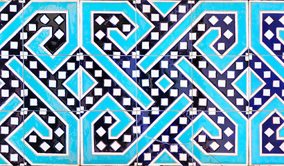 Image showing Traditional ornament of ceramics at the mosque