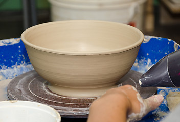 Image showing pottery handmade