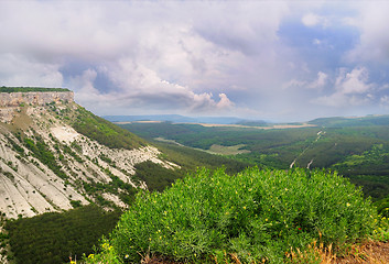 Image showing  view from the mountains