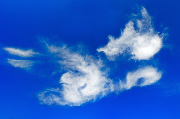 Image showing picturesque clouds are in sky