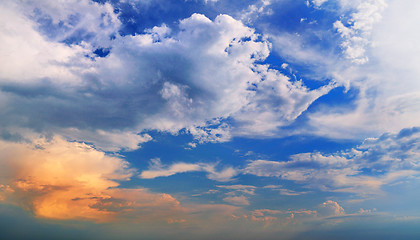 Image showing relief picturesque clouds