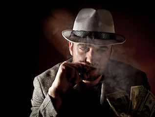 Image showing gangster portrait