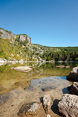 Image showing Mountain lagoon