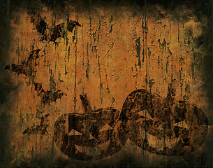 Image showing Grunge halloween background