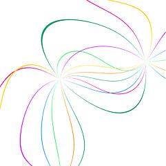 Image showing abstract color lines