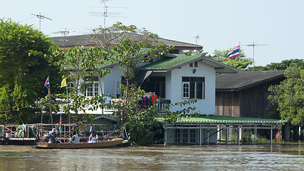 Image showing Monsoon season in Ayuttaya, Thailand 2011