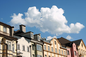 Image showing Colorful houses in Innsbruck