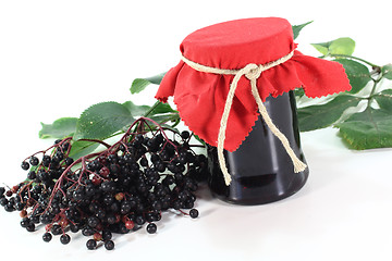 Image showing Elderberry jelly