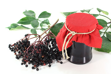 Image showing Elderberry jelly