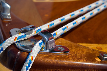 Image showing Sailing rope