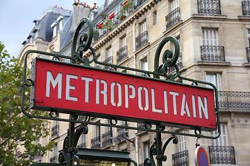 Image showing Metro in Paris