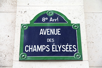 Image showing Champs Elysees, Paris