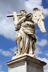 Image showing Angel statue in Rome