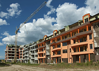 Image showing Construction industry and cran.