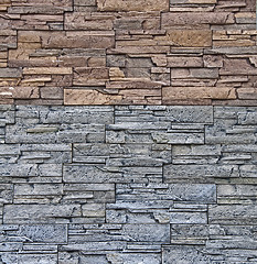 Image showing Background of stone wall. 