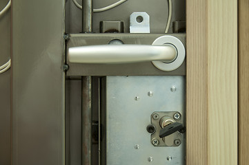 Image showing Mechanism of armored door