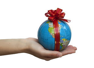 Image showing Gift globe