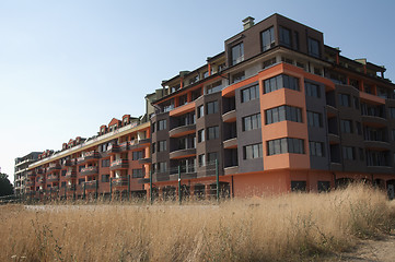 Image showing New colored building