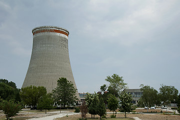 Image showing Industrial chimney