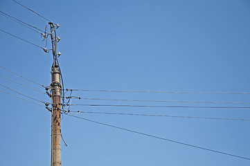 Image showing Old electrical wiring