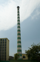 Image showing Industrial chimney