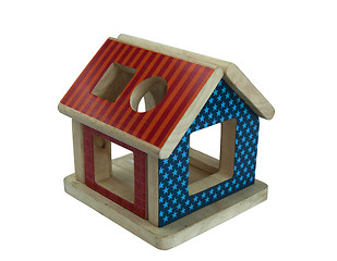 Image showing Wood house toy