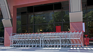 Image showing Shopping carts