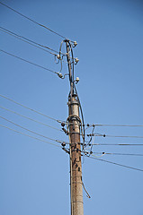 Image showing Old electrical wiring