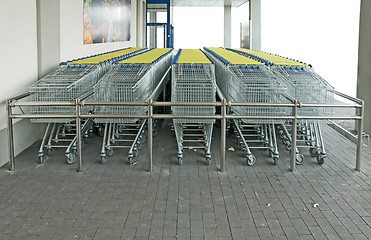 Image showing Shopping carts