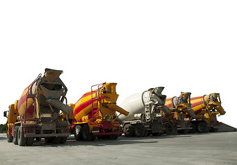 Image showing Cement Trucks 