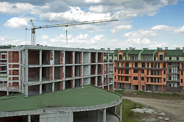 Image showing Construction industry and cran. 