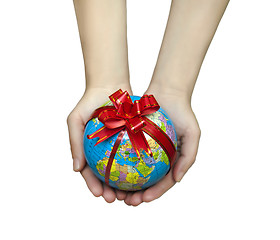 Image showing Gift globe 