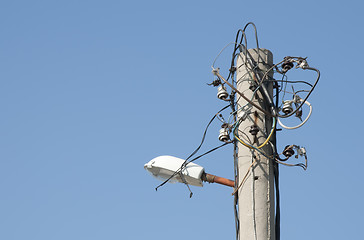 Image showing Old electrical wiring