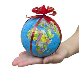 Image showing Gift globe 