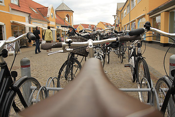 Image showing Bike in the city.