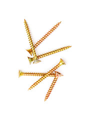 Image showing Yellow screws 