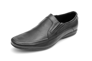 Image showing Black  man's shoe 