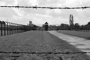 Image showing Auschwitz Birkenau concentration camp.