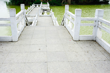 Image showing Chinese traditional style bridge