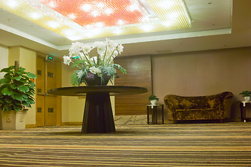 Image showing Entrance hall of modern hotel