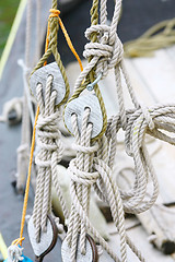 Image showing Ship rigging
