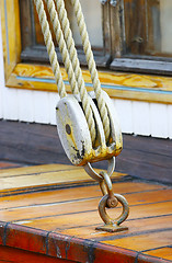 Image showing Ship rigging
