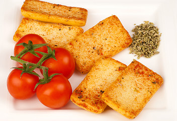 Image showing Savoury crackers