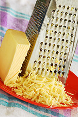 Image showing Grated cheese