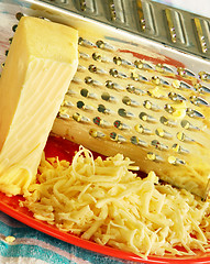 Image showing Grated cheese