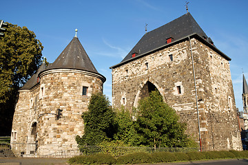 Image showing Aachen Ponttor citygate